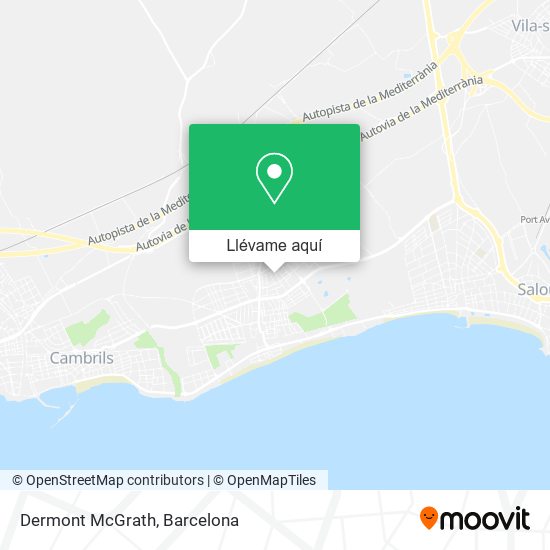 Mapa Dermont McGrath