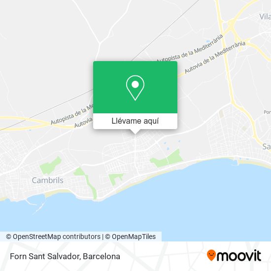 Mapa Forn Sant Salvador