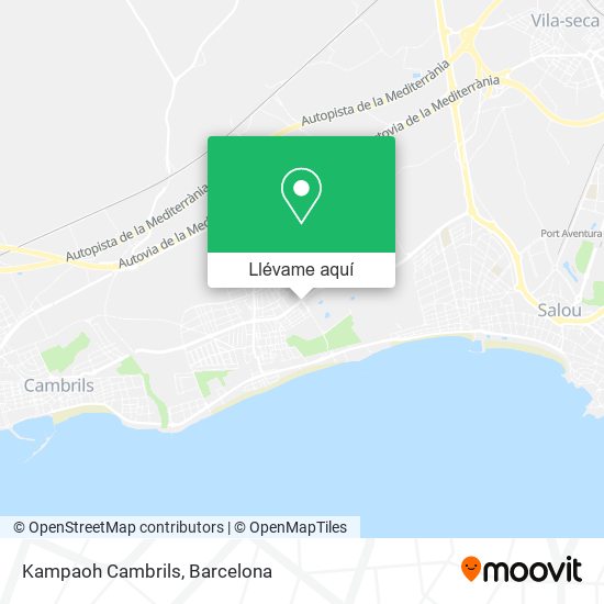 Mapa Kampaoh Cambrils