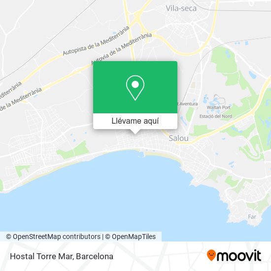 Mapa Hostal Torre Mar