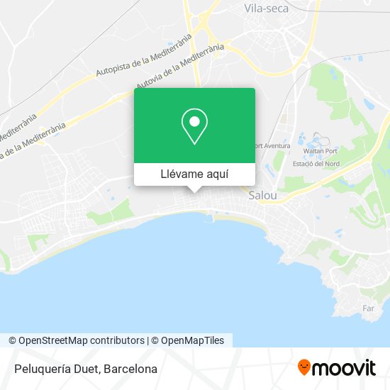 Mapa Peluquería Duet
