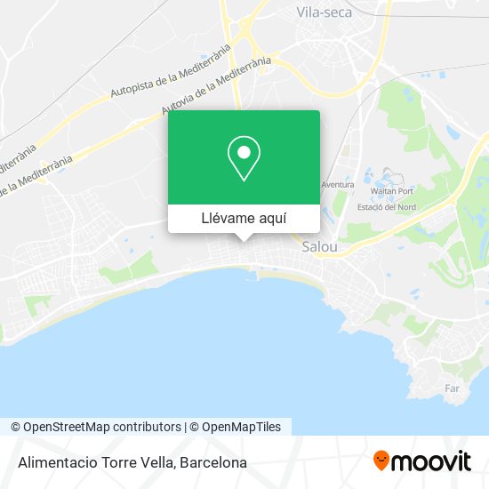 Mapa Alimentacio Torre Vella