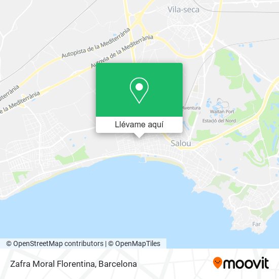 Mapa Zafra Moral Florentina