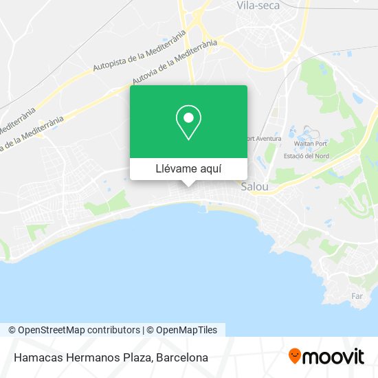 Mapa Hamacas Hermanos Plaza
