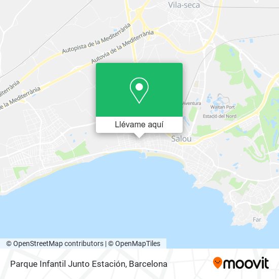 Mapa Parque Infantil Junto Estación