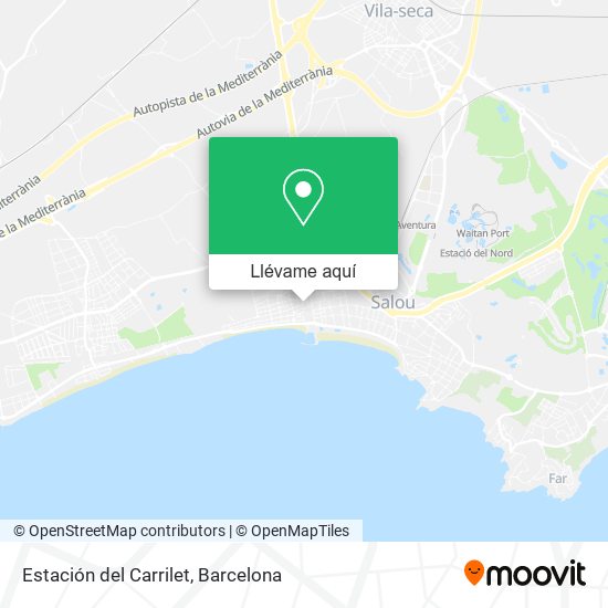Mapa Estación del Carrilet