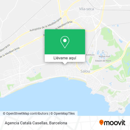 Mapa Agencia Català Casellas