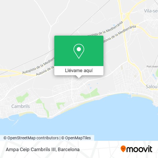 Mapa Ampa Ceip Cambrils III