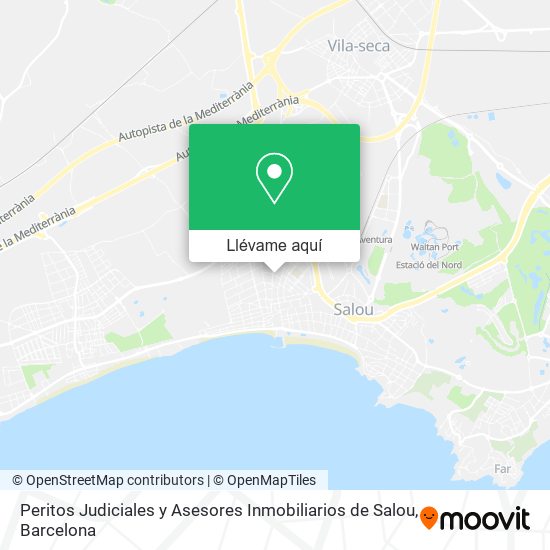 Mapa Peritos Judiciales y Asesores Inmobiliarios de Salou