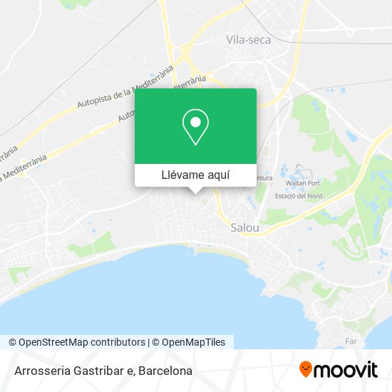 Mapa Arrosseria Gastribar e