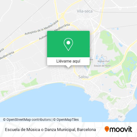 Mapa Escuela de Música o Danza Municipal