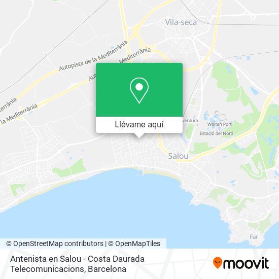 Mapa Antenista en Salou - Costa Daurada Telecomunicacions