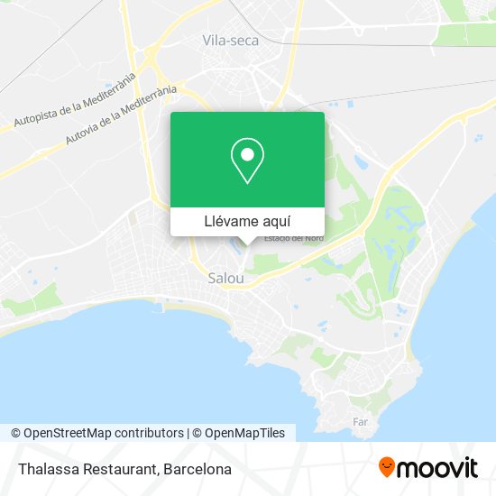 Mapa Thalassa Restaurant