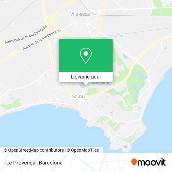 Mapa Le Provençal