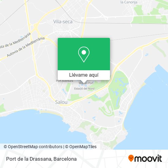 Mapa Port de la Drassana