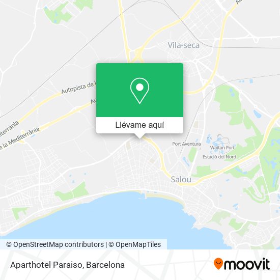 Mapa Aparthotel Paraiso