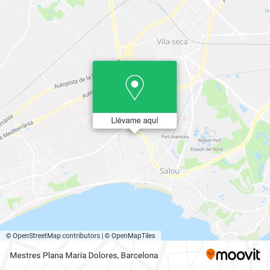 Mapa Mestres Plana María Dolores