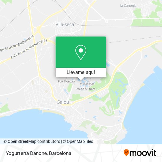 Mapa Yogurtería Danone