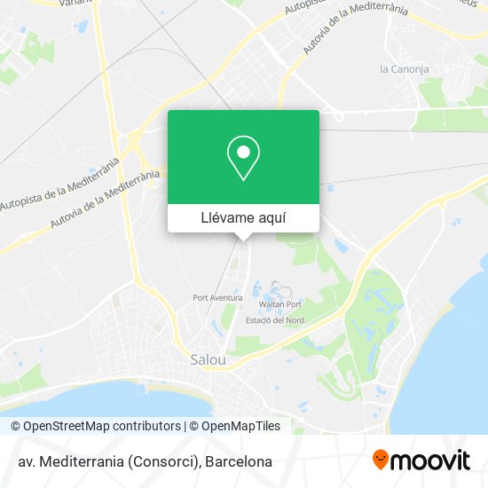 Mapa av. Mediterrania (Consorci)