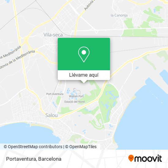 Mapa Portaventura