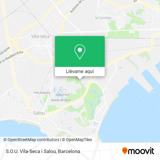 Mapa S.O.U. Vila-Seca i Salou