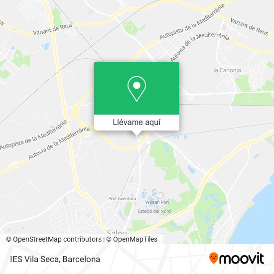 Mapa IES Vila Seca
