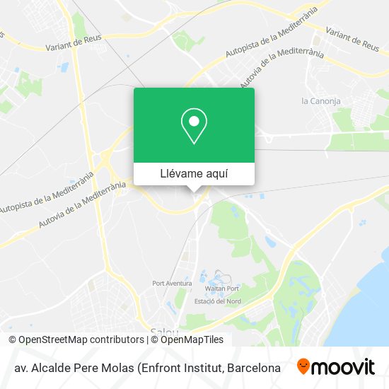 Mapa av. Alcalde Pere Molas