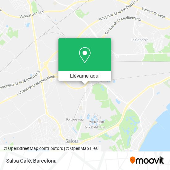 Mapa Salsa Café