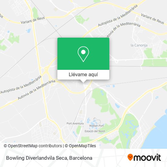 Mapa Bowling Diverlandvila Seca