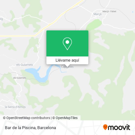 Mapa Bar de la Piscina