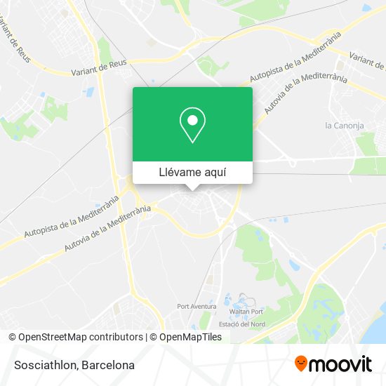 Mapa Sosciathlon