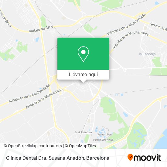 Mapa Clínica Dental Dra. Susana Anadón