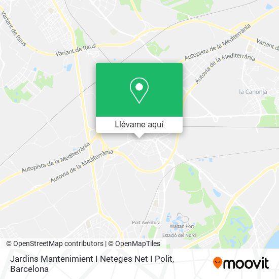 Mapa Jardins Mantenimient I Neteges Net I Polit