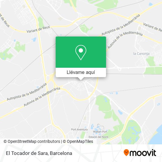 Mapa El Tocador de Sara