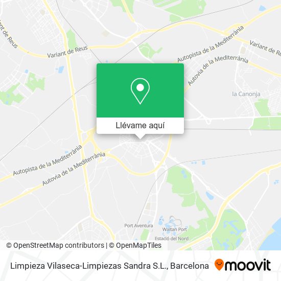 Mapa Limpieza Vilaseca-Limpiezas Sandra S.L.