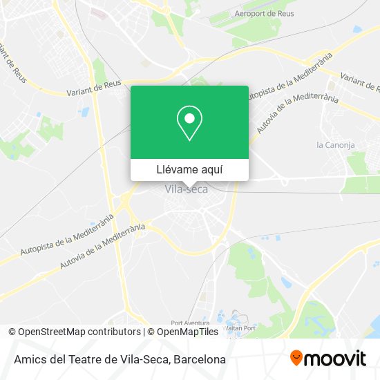 Mapa Amics del Teatre de Vila-Seca