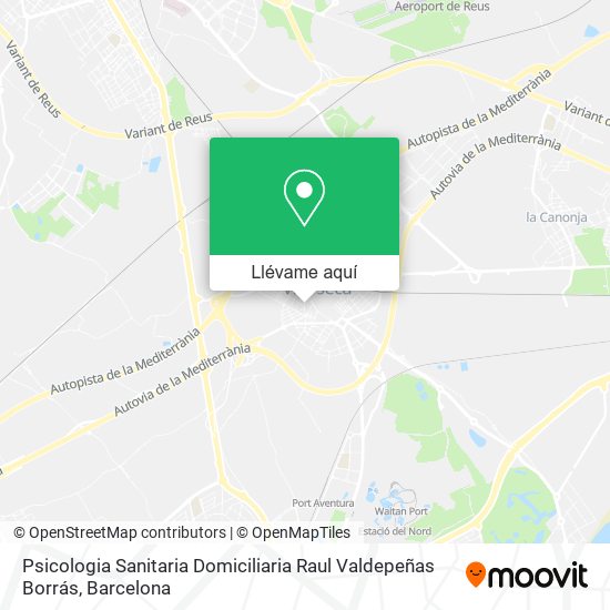 Mapa Psicologia Sanitaria Domiciliaria Raul Valdepeñas Borrás