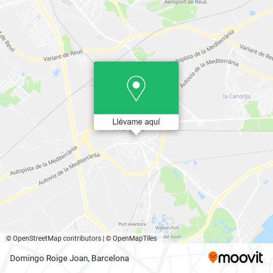 Mapa Domingo Roige Joan