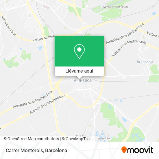 Mapa Carrer Monterols