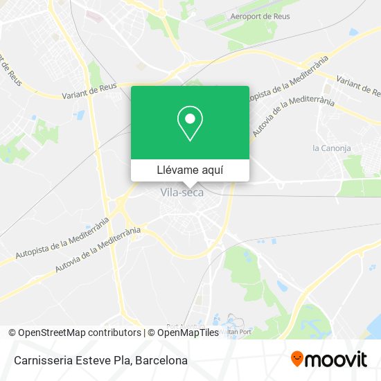 Mapa Carnisseria Esteve Pla