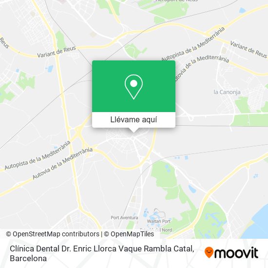 Mapa Clínica Dental Dr. Enric Llorca Vaque Rambla Catal