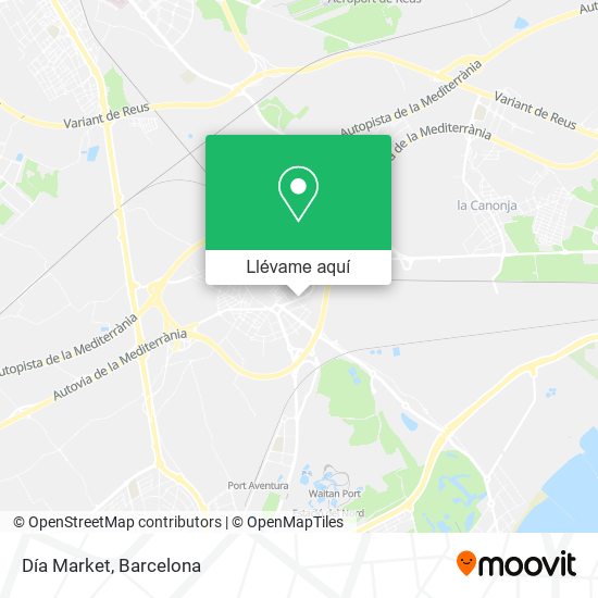 Mapa Día Market