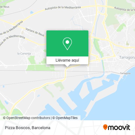 Mapa Pizza Boscos