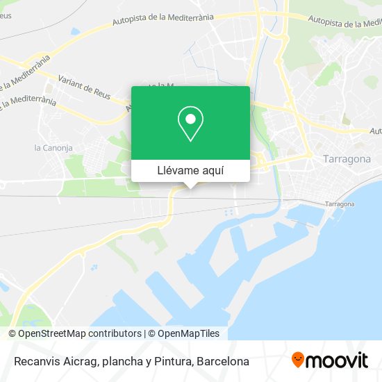 Mapa Recanvis Aicrag, plancha y Pintura