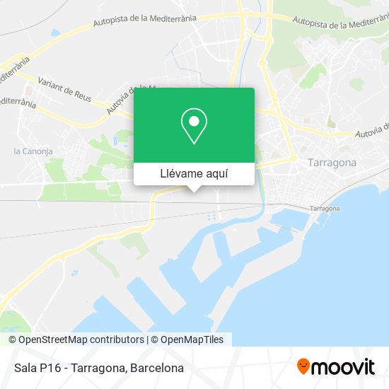 Mapa Sala P16 - Tarragona