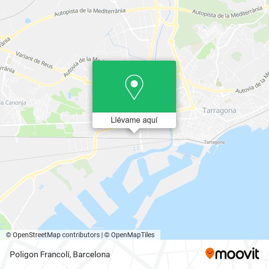 Mapa Poligon Francolí