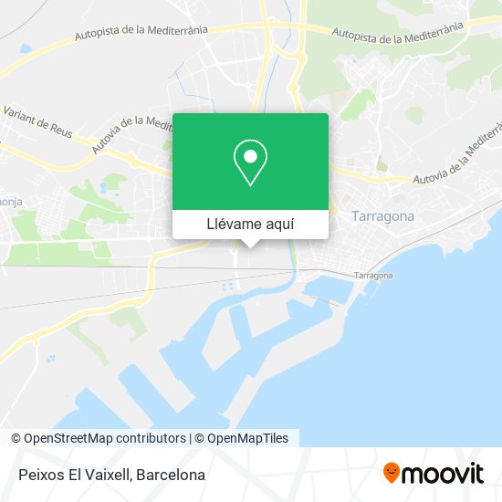 Mapa Peixos El Vaixell