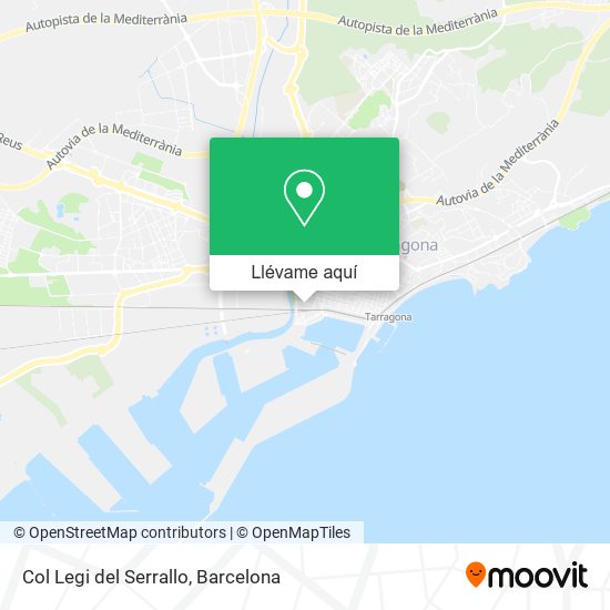Mapa Col Legi del Serrallo