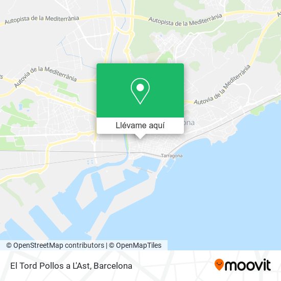 Mapa El Tord Pollos a L'Ast