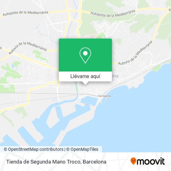 Mapa Tienda de Segunda Mano Troco